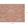 imageMartha by Martha Stewart  Chilewich Damask Placemats in Abalone  Set of 4  Easy Care Woven Tabletop Textiles  IndoorOutdoor  185quot x 135quot RectangleBurnt Coral