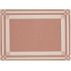 imageMartha by Martha Stewart  Chilewich Handkerchief Placemats in Burnt Coral  Set of 4  Easy Care Woven Tabletop Textiles  IndoorOutdoor  185quot x 135quot RectangleBurnt Coral