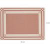 imageMartha by Martha Stewart  Chilewich Handkerchief Placemats in Burnt Coral  Set of 4  Easy Care Woven Tabletop Textiles  IndoorOutdoor  185quot x 135quot RectangleBurnt Coral