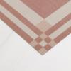 imageMartha by Martha Stewart  Chilewich Handkerchief Placemats in Burnt Coral  Set of 4  Easy Care Woven Tabletop Textiles  IndoorOutdoor  185quot x 135quot RectangleBurnt Coral