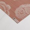 imageMartha by Martha Stewart  Chilewich Rosette Placemats in Burnt Coral  Set of 4  Easy Care Woven Tabletop Textiles  IndoorOutdoor  185quot x 135quot RectangleBurnt Coral