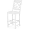 imageMARTHA STEWART by POLYWOOD Chinoiserie Bar Side Chair in GreenWhite