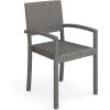 imageMartha Stewart Bedford IndoorOutdoor Stackable Patio Armchairs with Rattan Wicker Finish in Gray Set of 2Grey