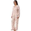 imageMartha Stewart Cooling Rayon Pajama Set for Women  Long Sleeve ButtonDown Style for Cool Comfortable CoverageEvening Sand