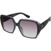 imageMartha Stewart Womens Ms123 Modern Uv400 Protective Square SunglassesTimeless Gifts for Her 58mmBlack
