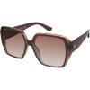 imageMartha Stewart Womens Ms123 Modern Uv400 Protective Square SunglassesTimeless Gifts for Her 58mmBrown