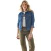 imageMartha Stewart Womens Utility Denim Canvas Chore Jacket  Trendy Barn ampamp Western Style Jean JacketVintage Wash