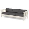 imageMartha Stewart by POLYWOOD Acadia Deep Seating Sofa Slate GreyNatural LinenSand  Ash Charcoal