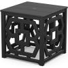 imageMartha Stewart by POLYWOOD Chinoiserie Umbrella Stand Accent Table GreenBlack