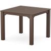 imageMartha Stewart by POLYWOOD Exclusive Chinoiserie Parsons 38quot Square Dining Table Slate GreyMahogany