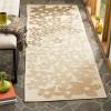 imageMartha Stewart x SAFAVIEH Outdoor Area Rug Collection  8 x 112quot Beige ampamp Brown Weather Resistant ampamp Washable Ideal for Patio Backyard Mudroom Deck Dining Space MSR4246232BeigeBrown