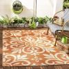 imageMartha Stewart x SAFAVIEH Outdoor Area Rug Collection  8 x 112quot Cinnamon Stick Weather Resistant ampamp Washable Ideal for Patio Backyard Mudroom Deck Dining Space MSR4229231Cinnamon Stick