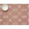 imageMartha by Martha Stewart  Chilewich Coverlet Placemats in Wheat  Set of 4  Easy Care Woven Tabletop Textiles  IndoorOutdoor  185quot x 135quot RectangleBurnt Coral
