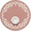 imageMartha by Martha Stewart  Chilewich Scroll Round Set of 4 Placemats in Burnt CoralBurnt Coral