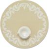 imageMartha by Martha Stewart  Chilewich Scroll Round Set of 4 Placemats in Burnt CoralWheat