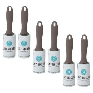 imageMartha Stewart Lint Rollers Gingham Pattern 120 Sheets Per Roll 6 Count  Extra Sticky Lint Remover for Clothes Upholstery ampamp More
