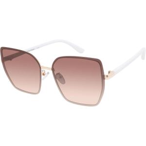 imageMartha Stewart Women Cat Eye SunglassesRose Gold  White