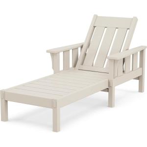 imageMartha Stewart by POLYWOOD Acadia Chaise Lounge in SandSand