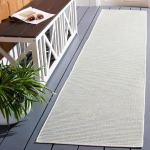 imageMartha Stewart x SAFAVIEH Outdoor Area Rug Collection  65quot Round Navy Weather Resistant ampamp Washable Ideal for Patio Backyard Mudroom Deck Dining Space MSR4490NGreen