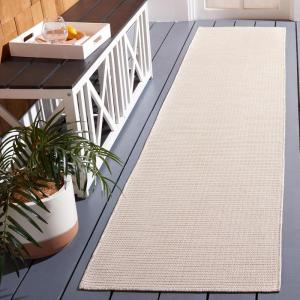 imageMartha Stewart x SAFAVIEH Outdoor Area Rug Collection  65quot Round Navy Weather Resistant ampamp Washable Ideal for Patio Backyard Mudroom Deck Dining Space MSR4490NBeige