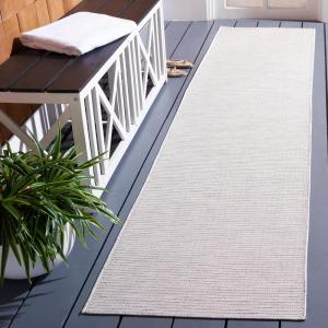 imageMartha Stewart x SAFAVIEH Outdoor Area Rug Collection  65quot Round Navy Weather Resistant ampamp Washable Ideal for Patio Backyard Mudroom Deck Dining Space MSR4490NIvory