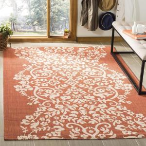 imageMartha Stewart x SAFAVIEH Outdoor Area Rug Collection  8 x 112quot Hickory Weather Resistant ampamp Washable Ideal for Patio Backyard Mudroom Deck Dining Space MSR4256236Cinnamon Stick
