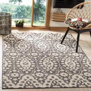 imageMartha Stewart x SAFAVIEH Outdoor Area Rug Collection  8 x 112quot Natural ampamp Beige Weather Resistant ampamp Washable Ideal for Patio Backyard Mudroom Deck Dining Space MSR411539321BlackBeige