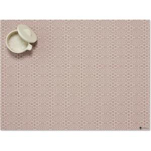 imageMartha by Martha Stewart  Chilewich Boxwood Placemats in Flax  Set of 4  Easy Care Woven Tabletop Textiles  IndoorOutdoor  185quot x 135quot RectangleBurnt Coral