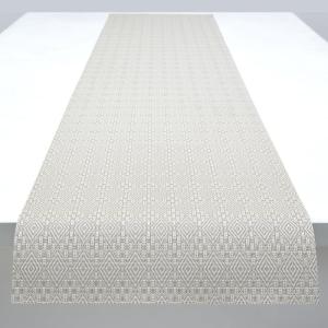 imageMartha by Martha Stewart  Chilewich Boxwood Table Runner in Alabone  Easy Care Woven Textile  IndoorOutdoor  StainFade Resistant  14quot x 72quotFlax