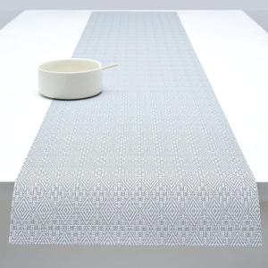 imageMartha by Martha Stewart  Chilewich Boxwood Table Runner in Alabone  Easy Care Woven Textile  IndoorOutdoor  StainFade Resistant  14quot x 72quotSea