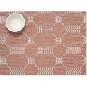 imageMartha by Martha Stewart  Chilewich Coverlet Placemats in Wheat  Set of 4  Easy Care Woven Tabletop Textiles  IndoorOutdoor  185quot x 135quot RectangleBurnt Coral