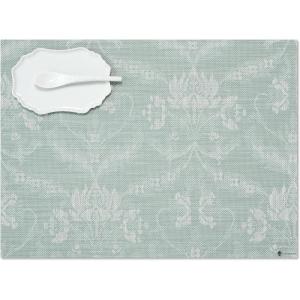 imageMartha by Martha Stewart  Chilewich Damask Placemats in Abalone  Set of 4  Easy Care Woven Tabletop Textiles  IndoorOutdoor  185quot x 135quot RectangleAbalone