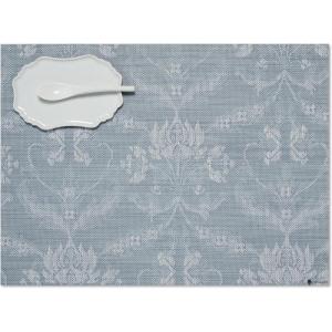 imageMartha by Martha Stewart  Chilewich Damask Placemats in Abalone  Set of 4  Easy Care Woven Tabletop Textiles  IndoorOutdoor  185quot x 135quot RectangleSea