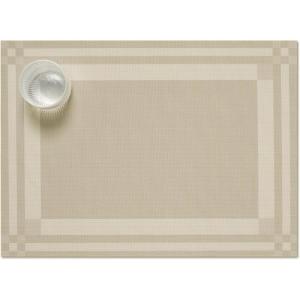 imageMartha by Martha Stewart  Chilewich Handkerchief Placemats in Burnt Coral  Set of 4  Easy Care Woven Tabletop Textiles  IndoorOutdoor  185quot x 135quot RectangleFlax
