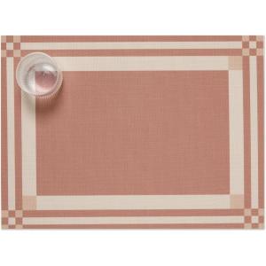 imageMartha by Martha Stewart  Chilewich Handkerchief Placemats in Burnt Coral  Set of 4  Easy Care Woven Tabletop Textiles  IndoorOutdoor  185quot x 135quot RectangleBurnt Coral