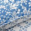 imageMARTHA STEWART 100 Cotton 2 Piece Reversible Quilt Set Washed Percale Light BlueWhite 1 Quilt 1 Std Sham Soft and Breathable Lightweight Ditsy Floral Printed Bedspread Twin SizeFloral Blue
