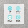 imageMARTHA STEWART Drylon Microfiber Bath Rug  1 Piece Ultra Soft Plush NonSlip Thick Washable Bathroom Rugs Home Decor Accessories Household Essentials Small Bath Mat 17quot x 24quot Navy BlueLight Grey