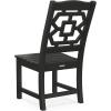 imageMARTHA STEWART by POLYWOOD Chinoiserie Dining Side Chair in SandBlack