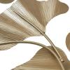 imageMadison Park Wall Art Living Room Dcor Faye Metal Foil Ginkgo Leaf Large Home Accent Modern Inspired Dining Bathroom Decoration Ready to Hang Ornament for Bedroom 43quot W x 235quot H x 16quot D Gold