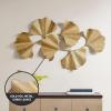 imageMadison Park Wall Art Living Room Dcor Faye Metal Foil Ginkgo Leaf Large Home Accent Modern Inspired Dining Bathroom Decoration Ready to Hang Ornament for Bedroom 43quot W x 235quot H x 16quot D Gold