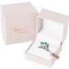 imageMartha Stewart 10 14 Carat Oval Shape Gemstone Ring with Lab Grown Diamonds in Sterling Silver ChoEmerald
