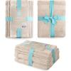 imageMartha Stewart 100 Cotton Bath Towels Set of 6 Piece 2 Bath Towels 2 Hand Towels 2 Washcloths Quick Dry Towels Soft ampamp Absorbent Bathroom Essentials BeigeBeige