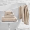 imageMartha Stewart 100 Cotton Bath Towels Set of 6 Piece 2 Bath Towels 2 Hand Towels 2 Washcloths Quick Dry Towels Soft ampamp Absorbent Bathroom Essentials BeigeBeige