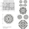 imageMartha Stewart 15 Pc Stencil Kit Classic Tile