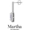 imageMartha Stewart 2 12 Carat Lab Grown Diamond Drop Earrings In 14K Gold Emerald Cut Lab Grown Diamond Earringswhitegold