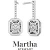 imageMartha Stewart 2 12 Carat Lab Grown Diamond Drop Earrings In 14K Gold Emerald Cut Lab Grown Diamond Earringswhitegold