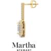 imageMartha Stewart 2 12 Carat Lab Grown Diamond Drop Earrings In 14K Gold Emerald Cut Lab Grown Diamond Earringsyellowgold