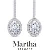 imageMartha Stewart 2 12 Carat Lab Grown Diamond Drop Earrings In 14K Gold Oval Shape Lab Grown Diamond Earringswhitegold
