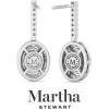 imageMartha Stewart 2 12 Carat Lab Grown Diamond Drop Earrings In 14K Gold Oval Shape Lab Grown Diamond Earringswhitegold