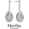 imageMartha Stewart 2 12 Carat Lab Grown Diamond Drop Earrings In 14K Gold Pear Shape Lab Grown Diamond Earringswhitegold
